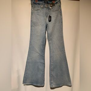 Express 70s flare jeans